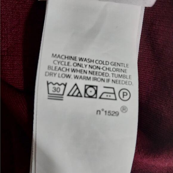 POLO RALPH LAUREN! BURGUNDY RED ESTATE RIBBED FINE COTTON 1/4 ZIP SHIRT! SZ L - Picture 9 of 10